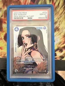 Boa Hancock English (SP) OP01-078 Kingdoms of Intrigue PSA 10 - Image 1
