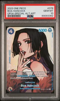 Boa Hancock English (SP) OP01-078 Kingdoms of Intrigue PSA 10 - Image 1