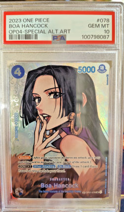 Boa Hancock English (SP) OP01-078 Kingdoms of Intrigue PSA 10 - Image 1