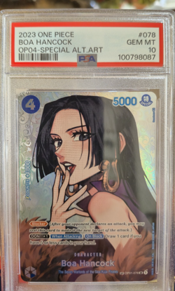 Boa Hancock English (SP) OP01-078 Kingdoms of Intrigue PSA 10 - Image 2