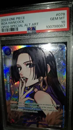 Boa Hancock English (SP) OP01-078 Kingdoms of Intrigue PSA 10 - Image 5