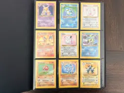 Pokemon Base Set Unlimited Complete Master Set - MewTwo Vintage Binder WOTC - Image 1