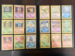 Pokemon Base Set Unlimited Complete Master Set - MewTwo Vintage Binder WOTC - Image 5