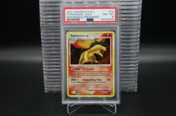 2007 Pokemon Diamond & Pearl Typhlosion Holo Mysterious Treasures PSA 8 - Image 1