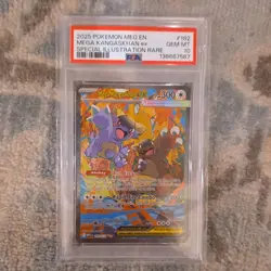 Pokemon Mega Kangaskhan ex Special Illustration Rare Holo Me01 #182 PSA 10 2025 - Image 1