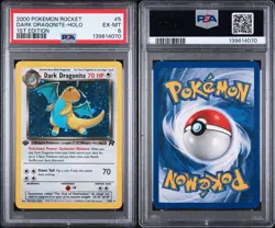 2000 POKEMON ROCKET 5 DARK DRAGONITE-HOLO 1ST EDITION - PSA 6 - Image 3