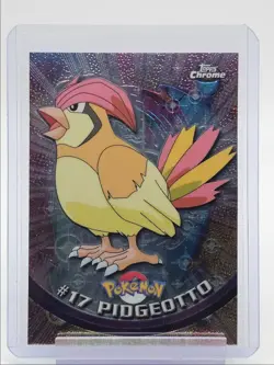 #17 PIDGEOTTO 1999 TOPPS CHROME POKEMON TV NORMAL Q2371 - Image 1