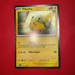Pikachu 25/165 (Holiday Calendar) Stamped Pokemon Scarlet & Violet 151 - Image 2