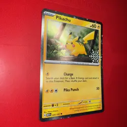 Pikachu 25/165 (Holiday Calendar) Stamped Pokemon Scarlet & Violet 151 - Image 3