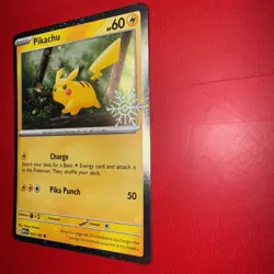 Pikachu 25/165 (Holiday Calendar) Stamped Pokemon Scarlet & Violet 151 - Image 5