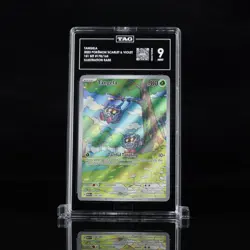 2023 Pokemon Scarlet & Violet 151 Tangela #178 Illustration Rare TAG 9 - Image 1