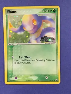 Ekans - 55/109 - Pokemon Ex Team Rocket Returns STAMPED Holo Rare - Image 1