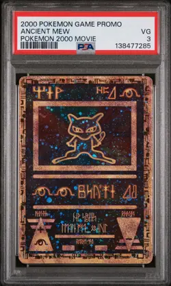 2000 POKEMON GAME MOVIE POKEMON 2000 MOVIE ANCIENT MEW PSA 3 - Image 1