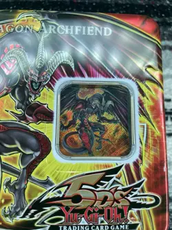 Yu-Gi-Oh 2008 5Ds Red Dragon Archfiend Collector Tin All 4 Packs Are Factory New - Image 2