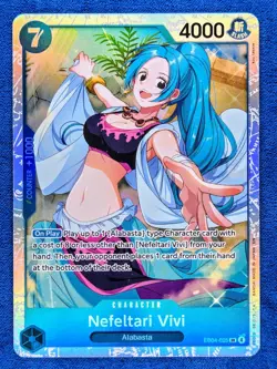 Nefeltari Vivi EB04-025 SR | NM | The Azure Sea's Seven | One Piece TCG | EN - Image 1