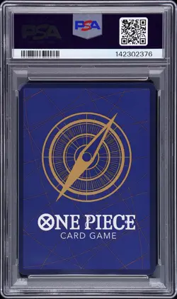 2025 ONE PIECE OP13-CARRYING ON HIS WILL 3RD ANNIVERSARY GOLD #004 SHANKS PSA 10 - Image 2