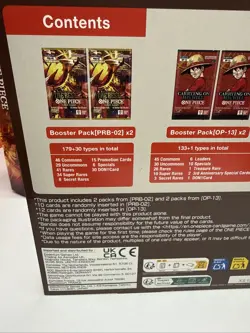 2026 One Piece 13 OP-13 Illustration Box IB-05 Vol.5 Trading Card SEALED Lot 3X - Image 3