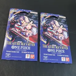 One Piece CCG OP14-EB04 Sleeved Booster Pack New Sealed Lot Of 2 Fast Shipping - Image 1