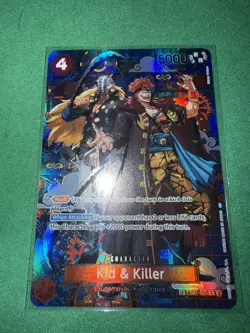 Kid & Killer - EB01-003 (SP)R from One Piece OP-14 The Azure Sea's Seven Foil NM - Image 1