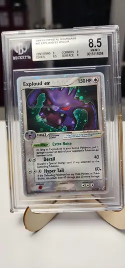 2006 Pokemon Ex Crystal Guardians 92/100 Exploud Ex Holo Graded Beckett 8.5 - Image 1