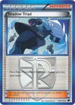 Shadow Triad 102/116 - Pokemon Plasma Freeze Uncommon Card - Image 1