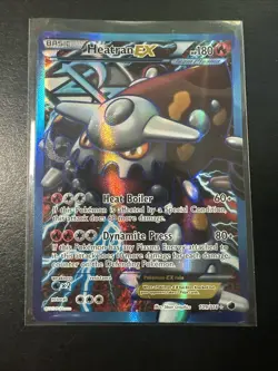 Pokemon Heatran EX (Team Plasma) (Full Art) 109/116 Plasma Freeze Holo MP - Image 1