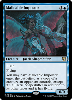 Malleable Impostor NM/LP Wilds of Eldraine Commander - Image 1