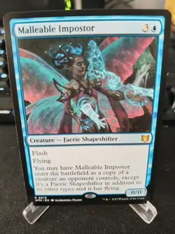 MTG Wilds of Eldraine Commander - Malleable Impostor - Image 1
