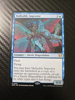 Malleable Impostor - Wilds of Eldraine Commander - Near Mint - MTG - Image 1