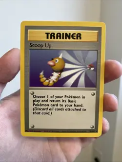 Scoop Up - 78/102 - Pokemon Base Set Unlimited Rare Card WOTC NM - Image 1