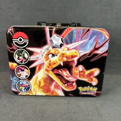 Lot of 4 Pokemon Trading Card Game Tin Lunch Box - No Cards - Image 2