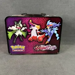 Lot of 4 Pokemon Trading Card Game Tin Lunch Box - No Cards - Image 4