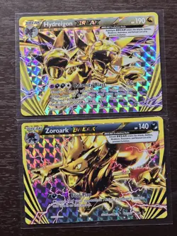 Pokemon Cards Lot (Zoroark & Hydreigon BREAK Breakthrough And Steam Siege XY) - Image 1