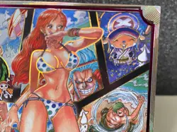 One Piece Anime Trading Card Comic Book Cover Design Card Luff Nami Summer # 13 - Image 3