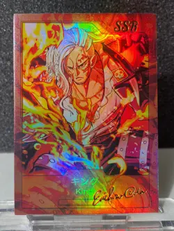 One Piece Anime Collectable Trading Card SSR Insert Card Kaido Crew King - Image 1