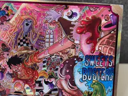 One Piece Anime Trading Card Comic Book Cover Card Luff Katakuri Mirror World #4 - Image 3