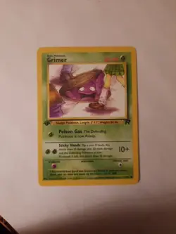 Pokemon Card Grimer 1st Edition 57/82 Common Team Rocket Vintage 2000 WOTC - Image 3