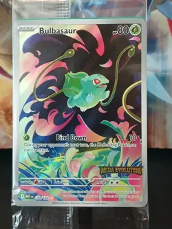 Bulbasaur 133/132 Me01: Mega Evolution Stamped Sealed Pokemon Card - Image 2