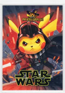 POKEMON PIKACHU COSPLAY! * STAR WARS * NO. 10 * BOX HIT- TEXTURED CARD - Image 1