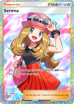 Pokemon TCG Pocket Trading Card 2 Star Full Art Serena Virtual Digital - Image 1