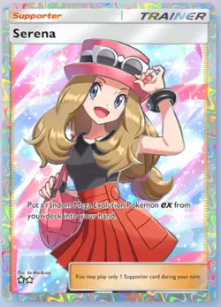 Pokemon Pocket TCG Trading Card 2 Star Full Art Serena NEW SET CRIMSON DIGITAL - Image 1