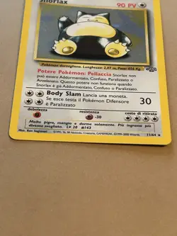 1999 Pokemon Jungle Snorlax 11/64 Holo Rare Italian Card - NM - Image 2