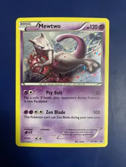 Mewtwo XY101 XY Black Star Promo Pokemon Card Cosmos Holo Exclusive NM - Image 1