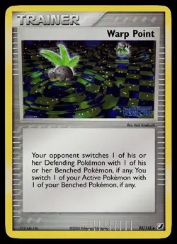 Pokemon Card - Warp Point Unseen Forces 93/115 Uncommon Reverse Holo Stamped - Image 1