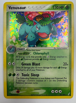 Venusaur 28/100 Holo Pokemon Crystal Guardians Rare TCG Card LP - Image 1
