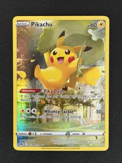 Pikachu GG30/GG70 Galarian Gallery Holo Crown Zenith Pokemon Card NM - Image 1