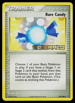 Pokemon Card - Rare Candy Emerald Stamped 83/106 Reverse Holo - Image 1