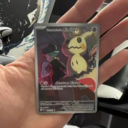 Pokemon Team Rocket's Mimikyu Full Art Holo Rare Card 60 HP Psychic ASK 2022/217 - Image 1