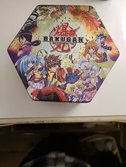 Bakugan Battle Brawlers Tin With 13 Collectible Figures Cards Included! - Image 2