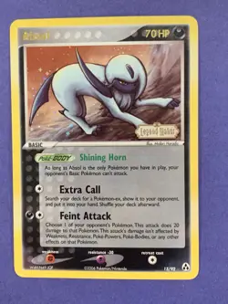 Pokemon TCG Absol 15/92 EX Legend Maker Stamped Holo Card Excellent - Image 1